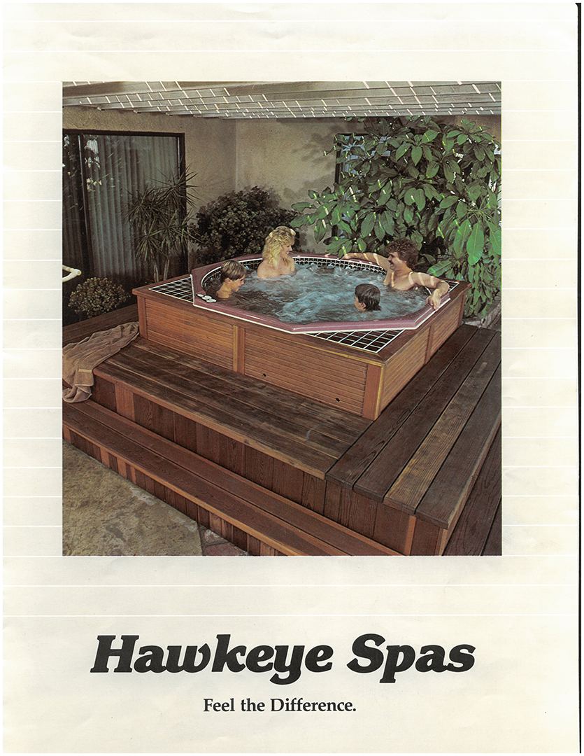 Hawkeye Spas Brochure 1986