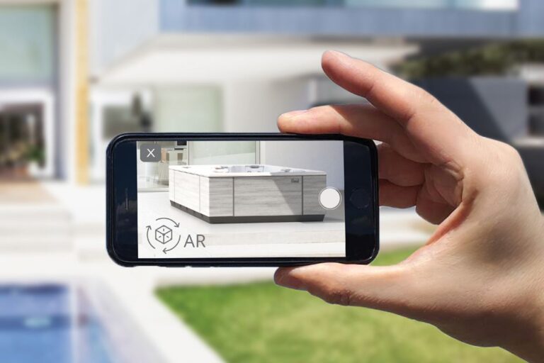 Bullfrog Spas releases AR for hot tub placement