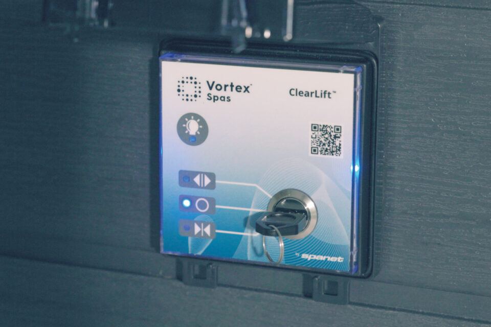 Vortex ClearLift swim spa cover lifter