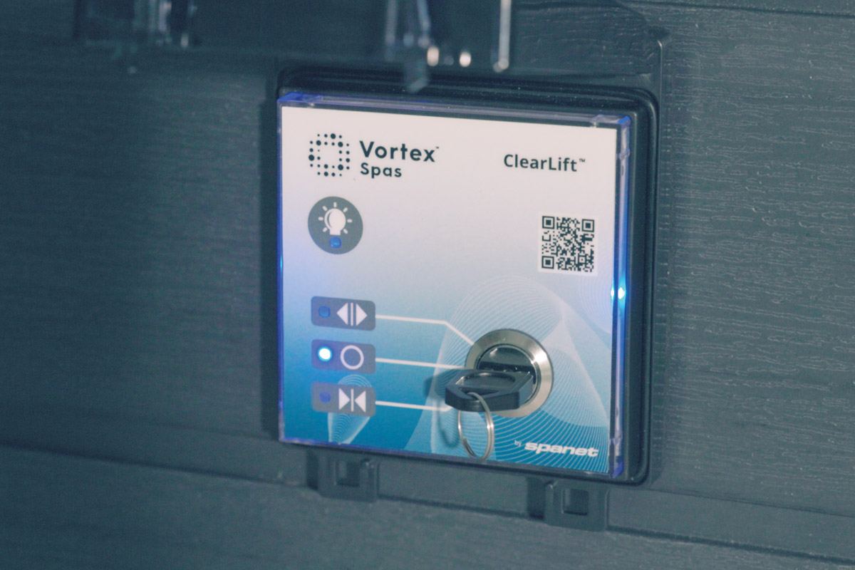 Vortex ClearLift swim spa cover lifter