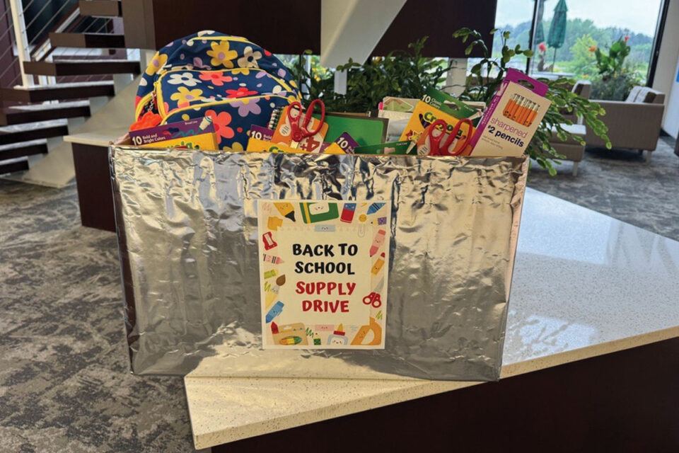 King Technology service - school supply drive 