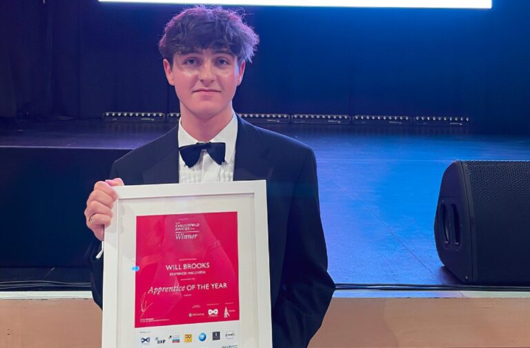 Apprentice of the Year awarded to Will Brooks￼