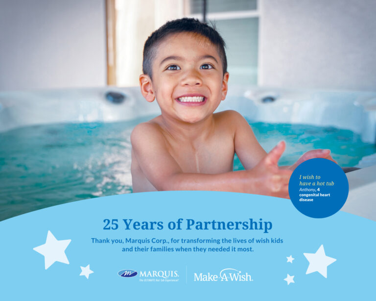 Marquis Celebrates 25 Years of Make-A-Wish Partnership