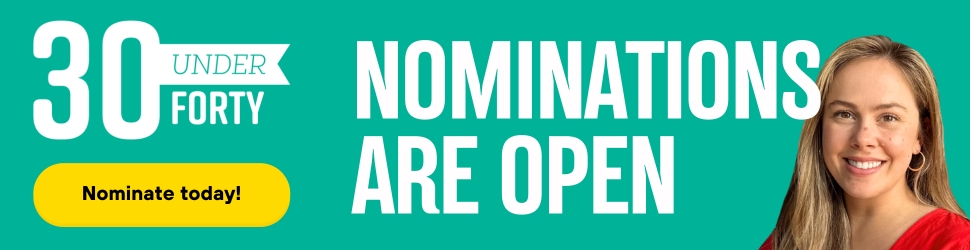 30 Under 40 2026 Banner