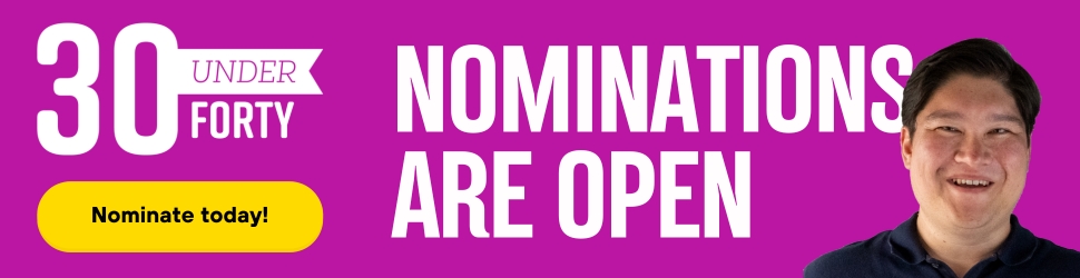 30 Under 40 2026 Banner